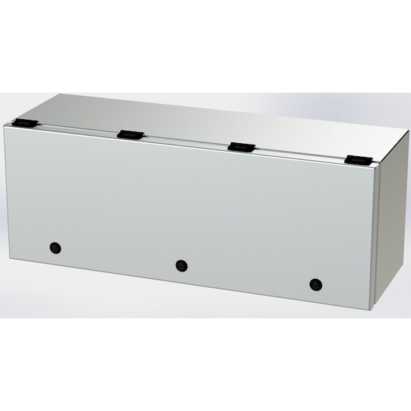 1/4 Turn Latch Electrical Enclosures, 9 in H, 8 in D, 24 in W, NEMA 3R, 4, 4X, 12, 13